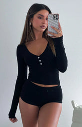 Beyaz şortlu pijama takımı Zalle